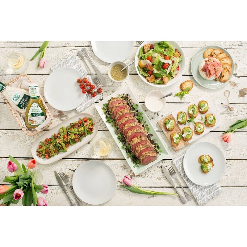 Kens Vinaigrette Garlic & Basil - 16fl oz