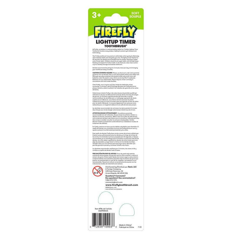 Firefly Lightup Timer Toothbrushes  2-pk (Soft)