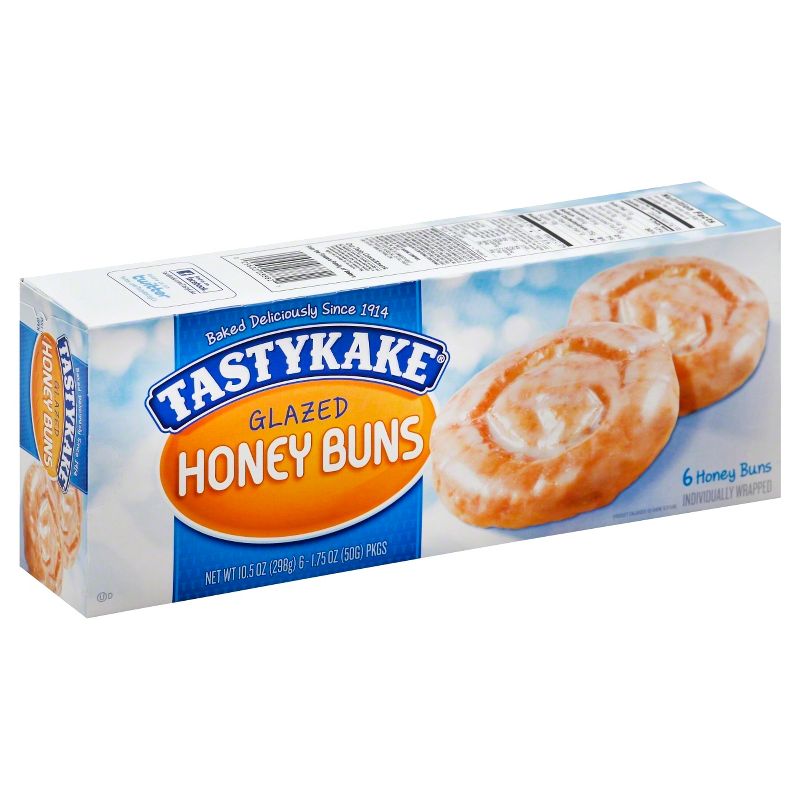 TastyKake Glazed Honey Buns - 6ct/10.5oz