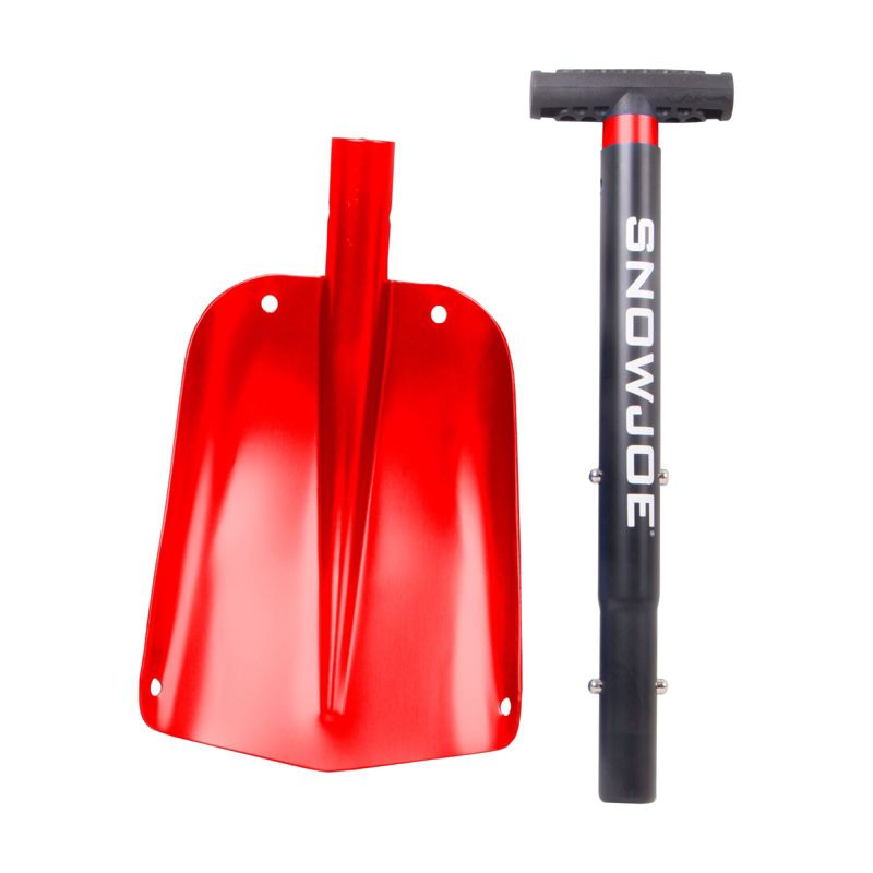 Snow Joe ATJ401M-RED  Compact Utility Shovel | 32-Inch | Aluminum | 3-Piece Smart Lock