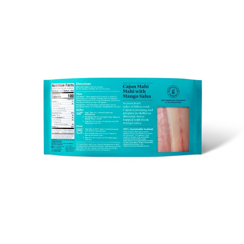 Wild Caught Mahi Mahi Skinless Boneless Fillets - Frozen - 16oz - Good & Gather™