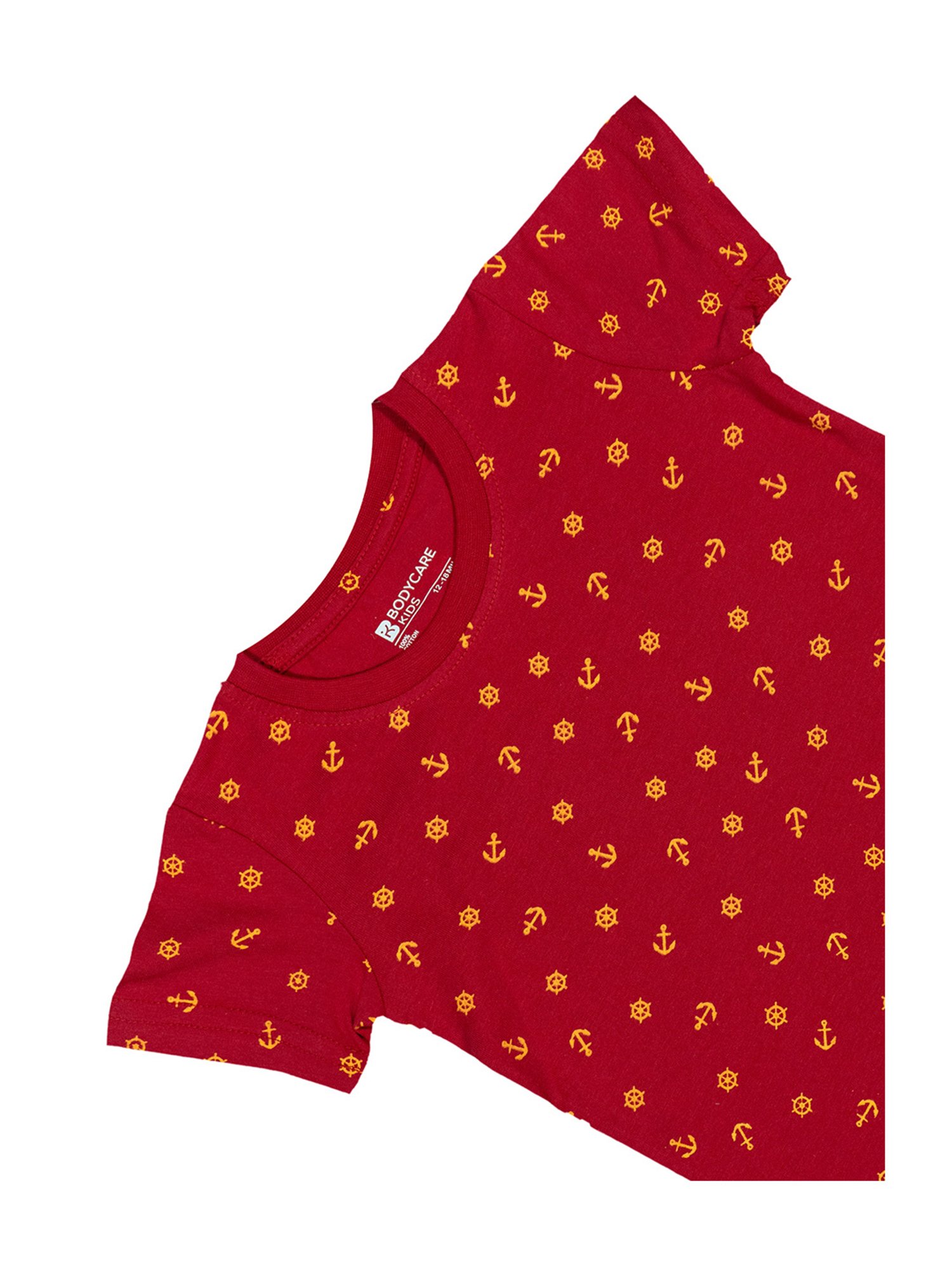 Ed-a-Mamma Baby Green Printed T-Shirt