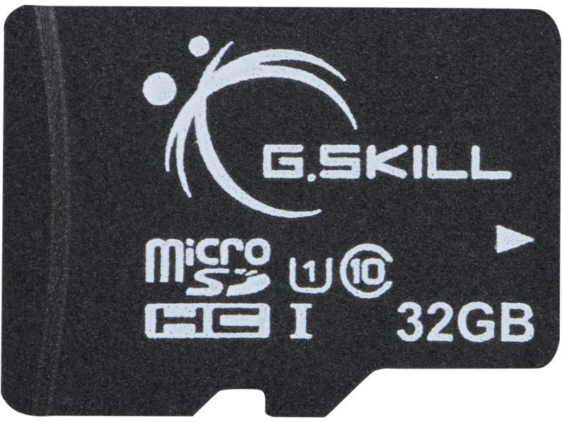 G.Skill 64GB microSDXC UHS-I/U1 Class 10 Memory Card with Adapter (FF-TSDXC64GA-U1)