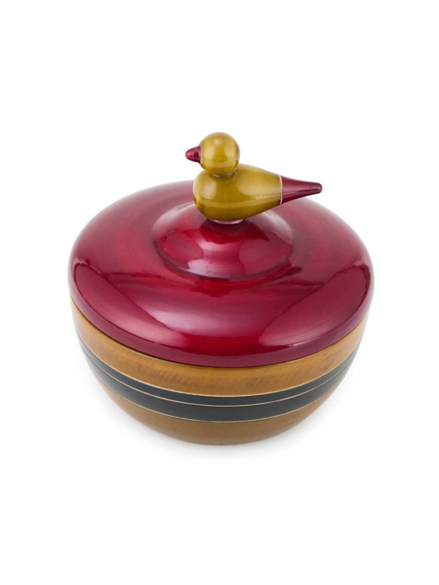 Fabindia Channapatna Green Wood Utility Box