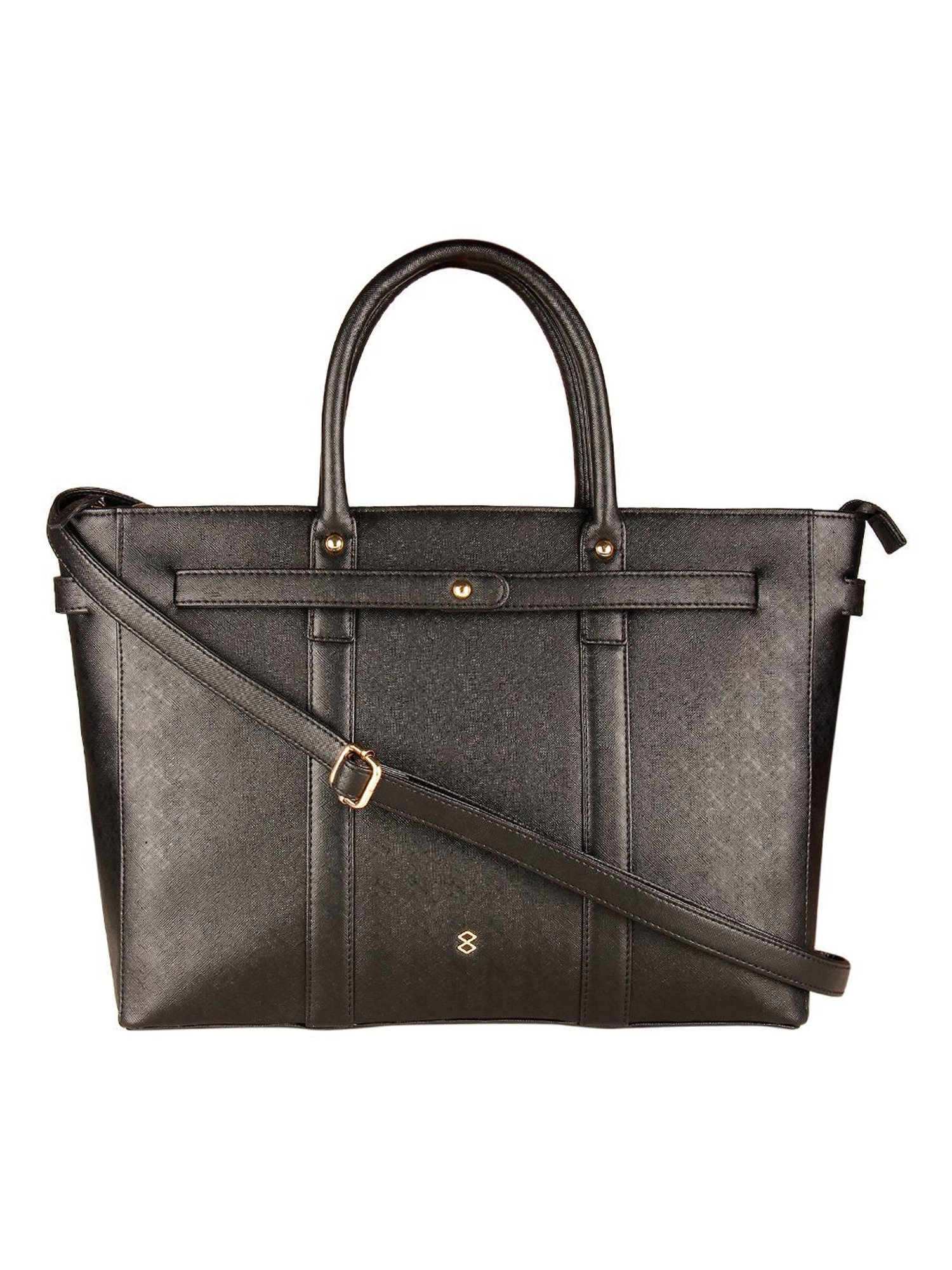 Horra Black Large Tote Bag