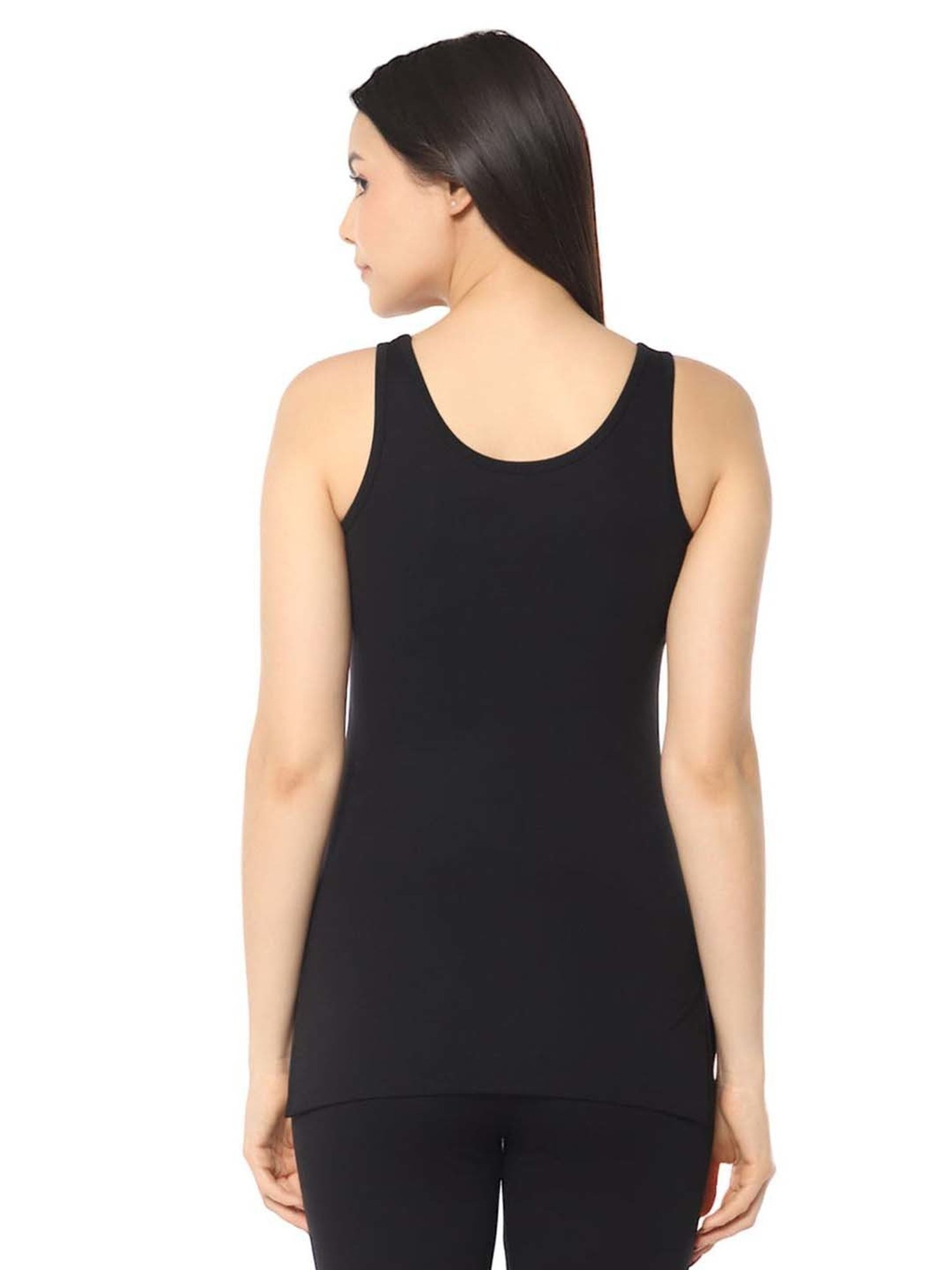 Amante Black Plain Camisole