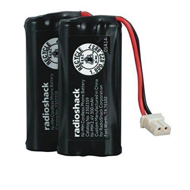 RadioShack 2.4V/300mAh Ni-MH Battery for Vtech (2-pack) 2302359