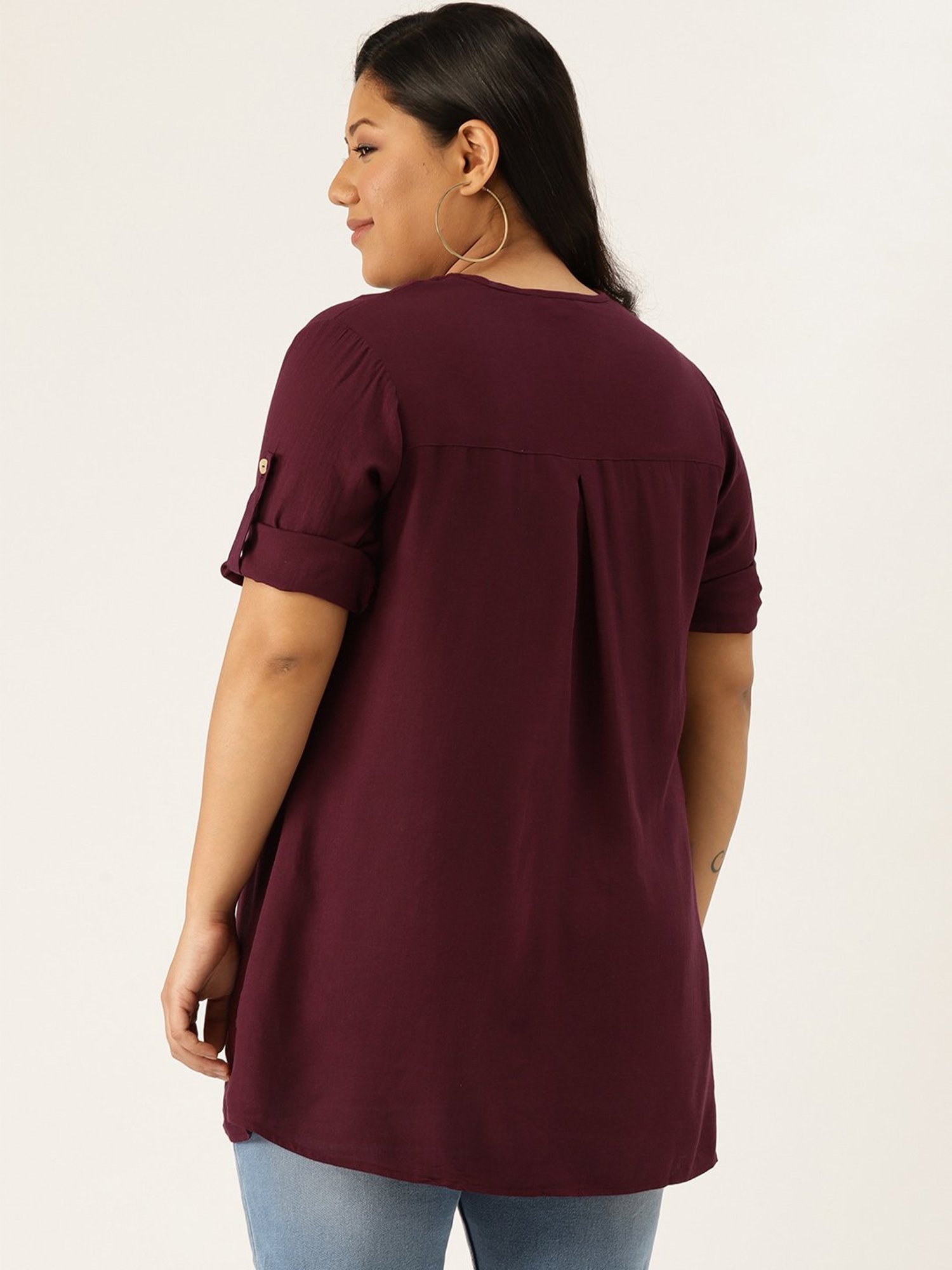 theRebelinme Purple Regular Fit Shirt