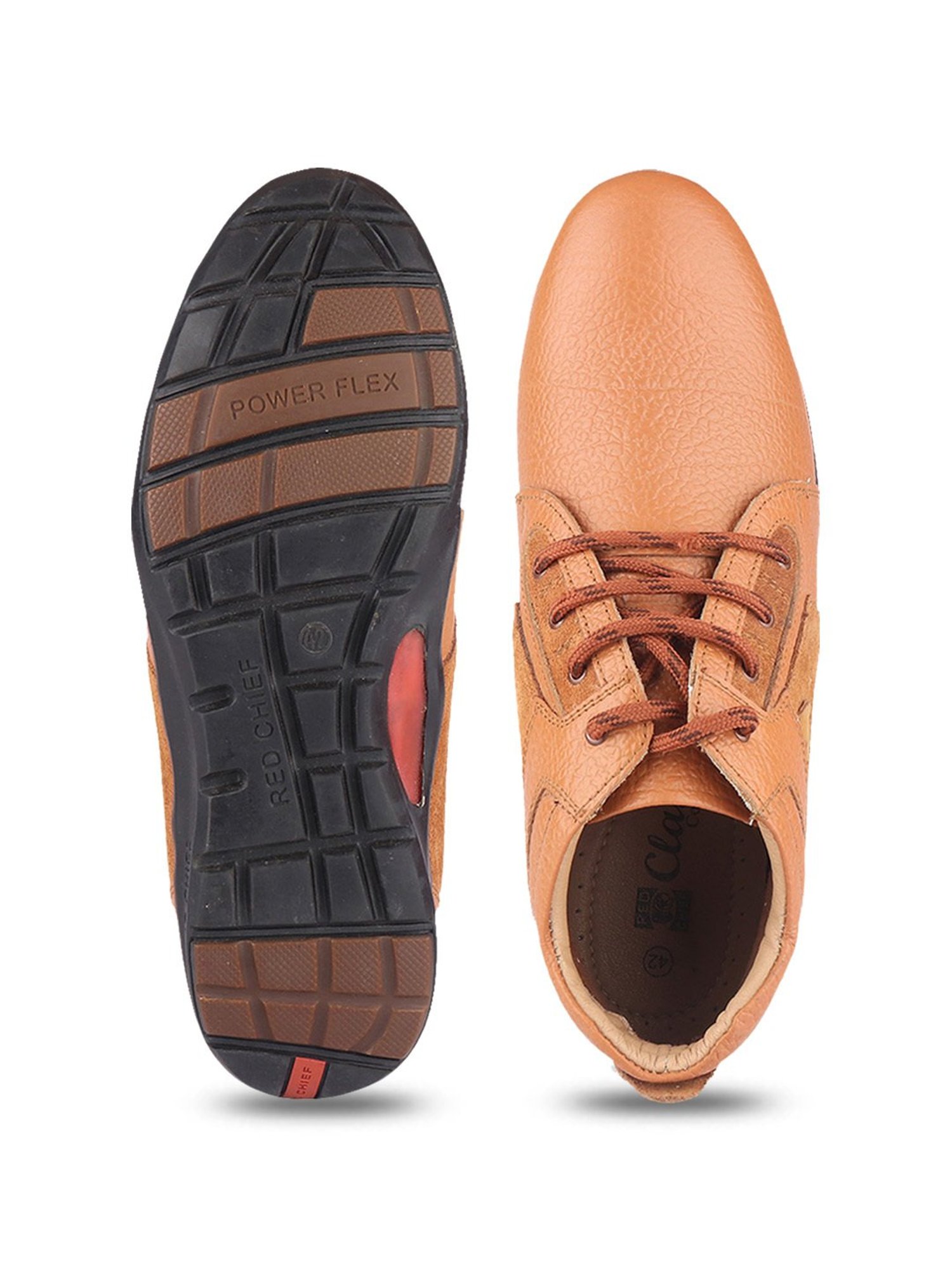 Red Chief Men's Tan Derby Shoes