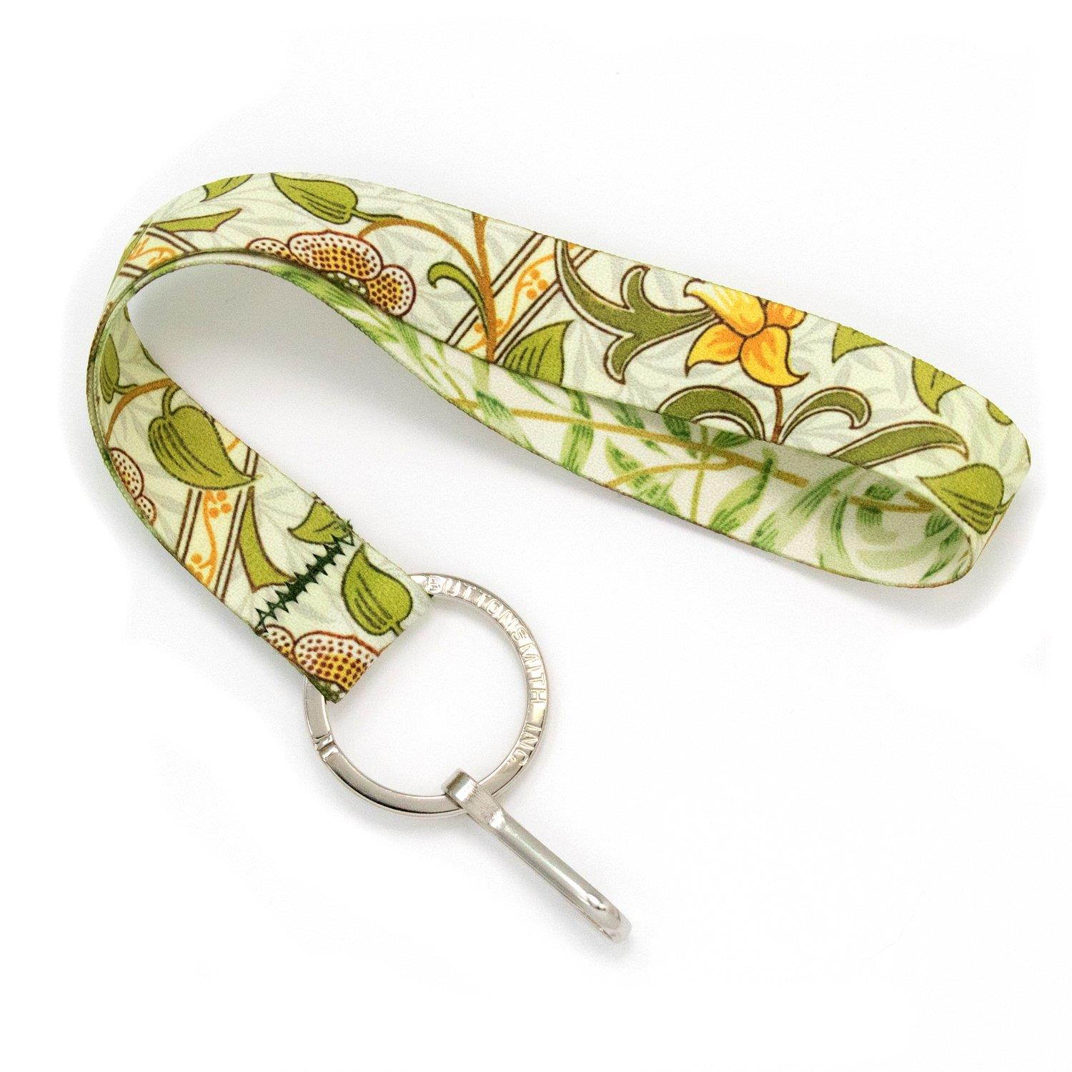 Buttonsmith William Morris Daffodil Premium Wristlet - Made in USA