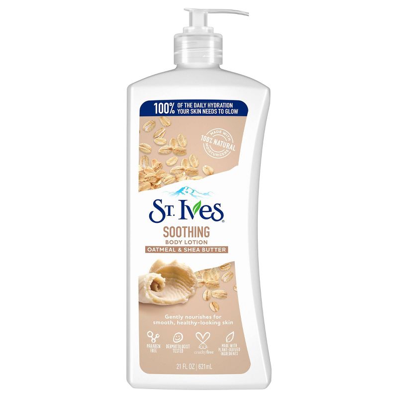 St. Ives Nourish and Soothe Oatmeal and Shea Butter Body Lotion 21oz