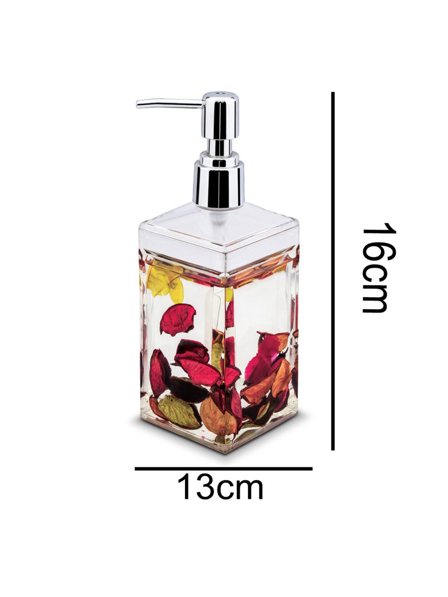 Freelance Red Acrylic Set of 4 Bathroom Accessories