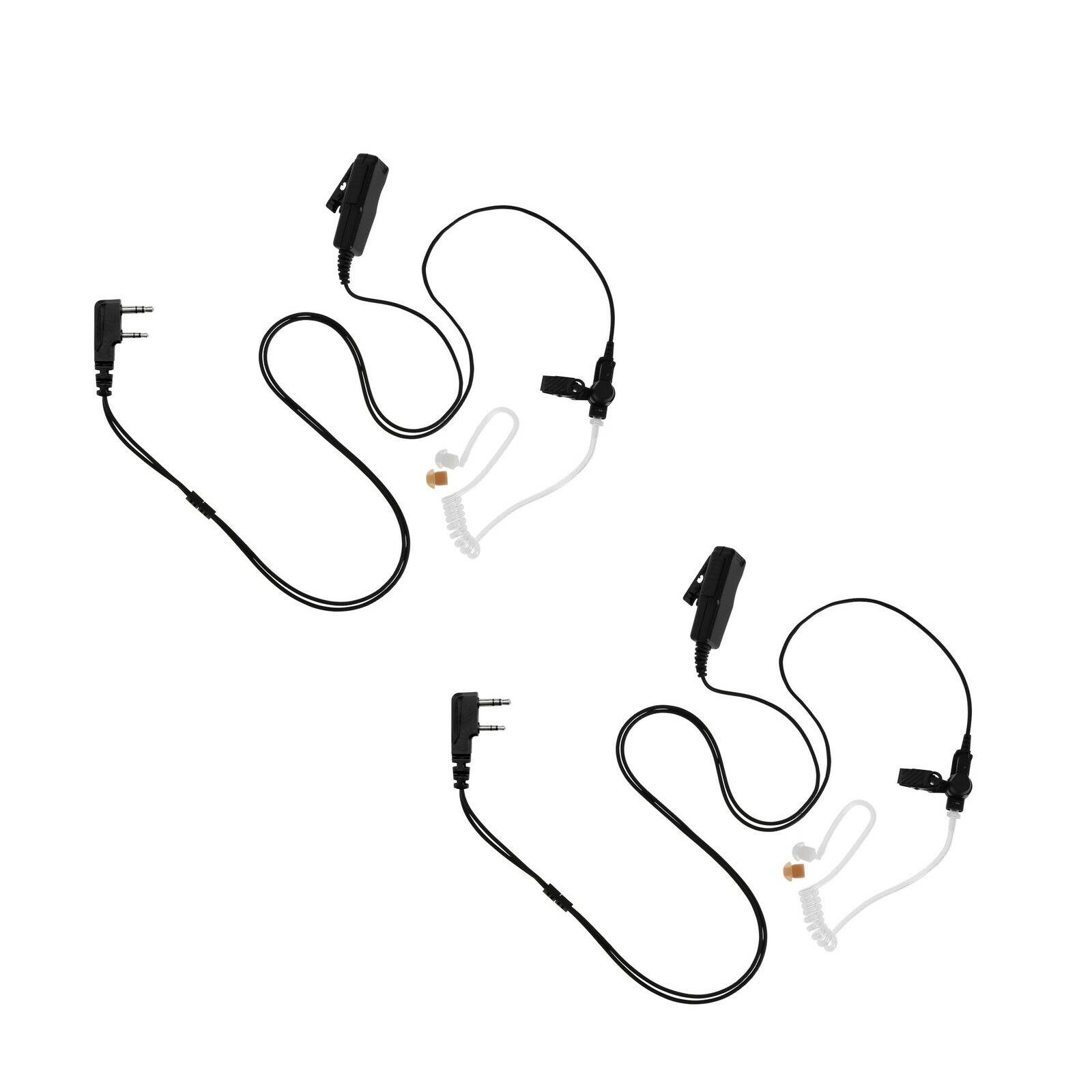 2 Unit Waiter Housekeeping Warehouse Earpiece for Kenwood NX-320 NX-220 NX-3320