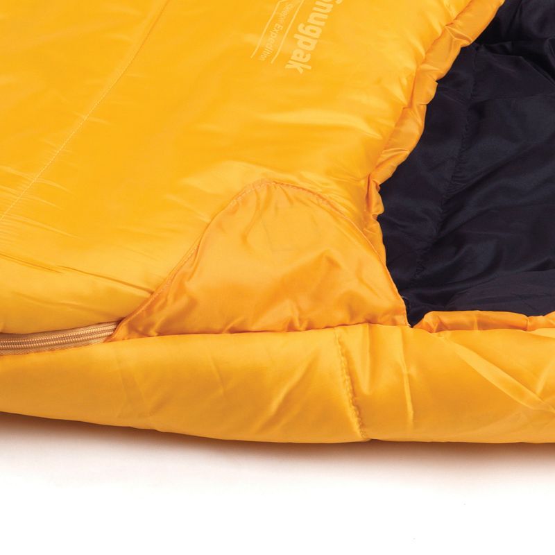 Snugpak Basecamp Sleeper Expedition Sleeping Bag with Compression Stuff Sack, Insulated, Amber Yellow