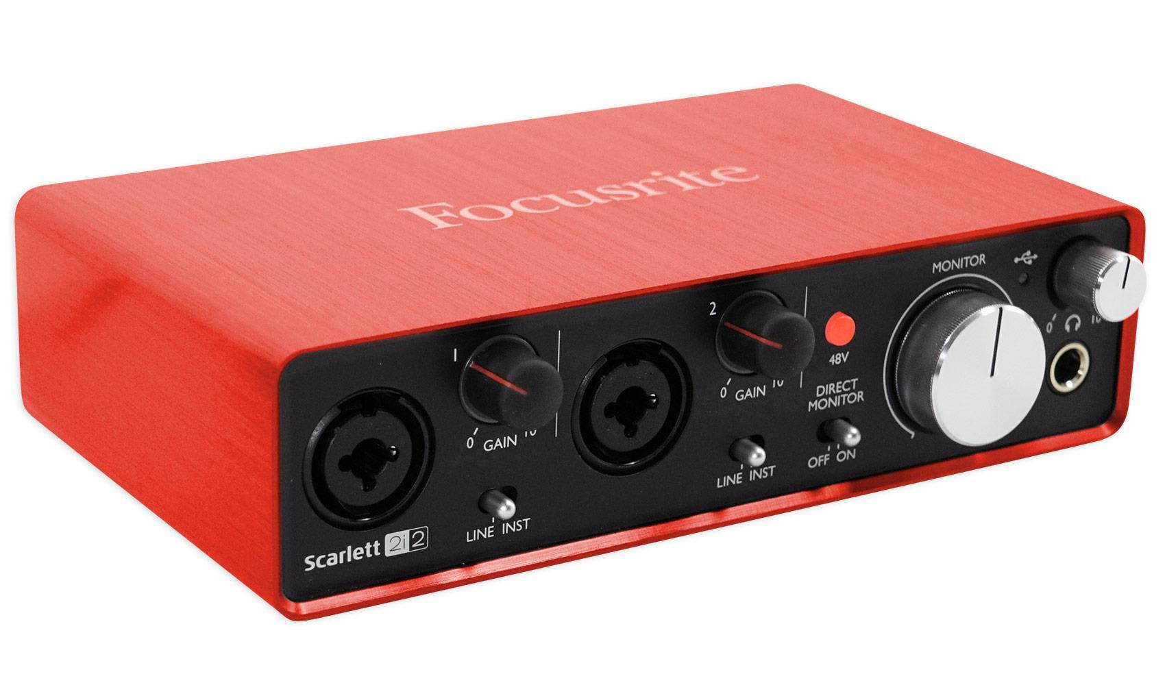 Focusrite Scarlett 2i2 Studio USB Audio Interface & Recording Bundle (2nd Generation)