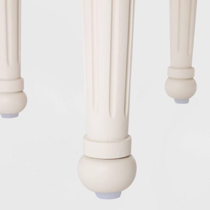 Richards Side Table with 2 Drawers White - Finch