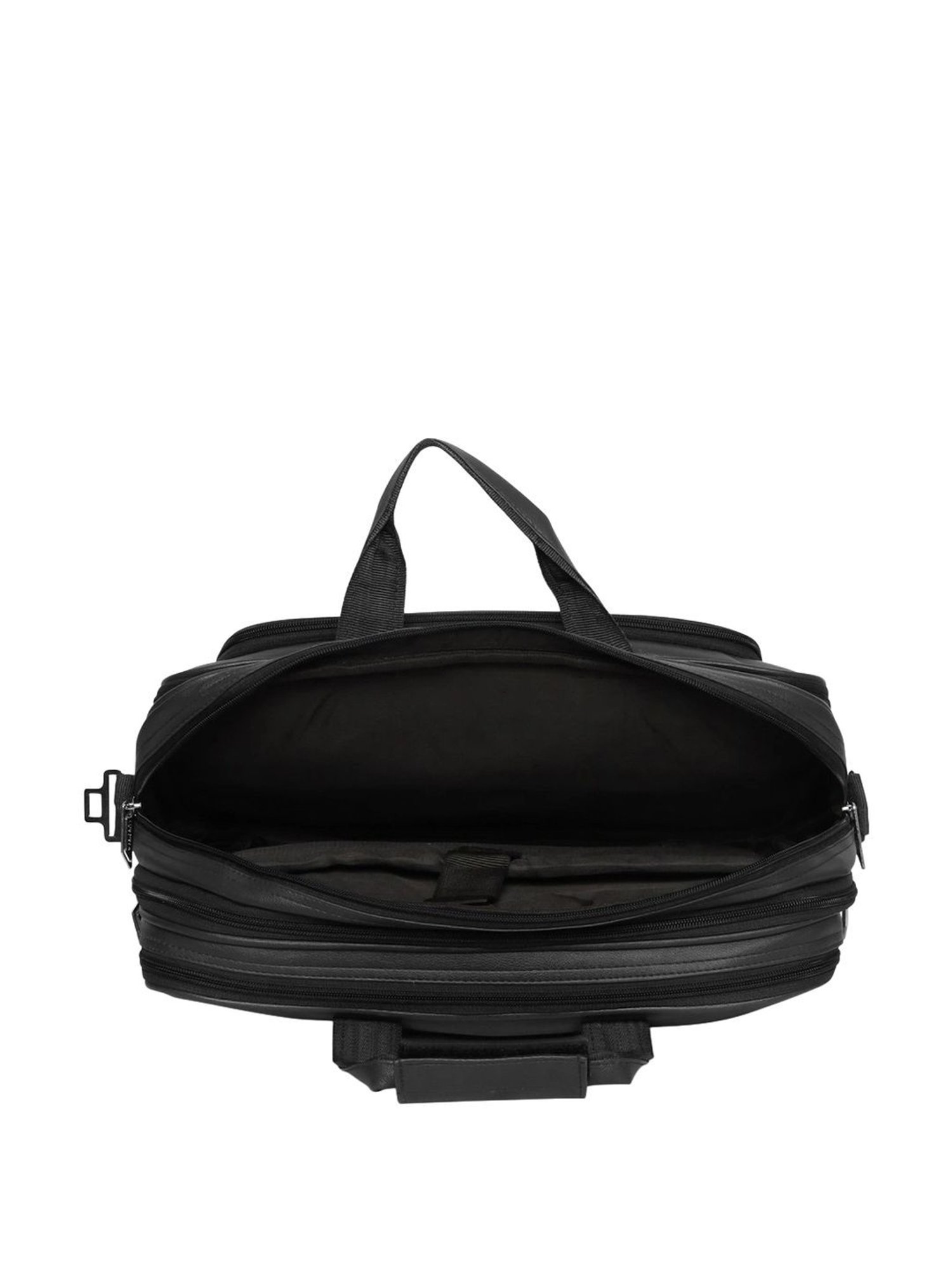Priority Black Synthetic Large Messenger Bag