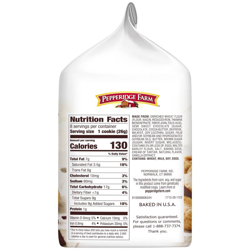Pepperidge Farm Nantucket Dark Chocolate Cookies - 7.2oz