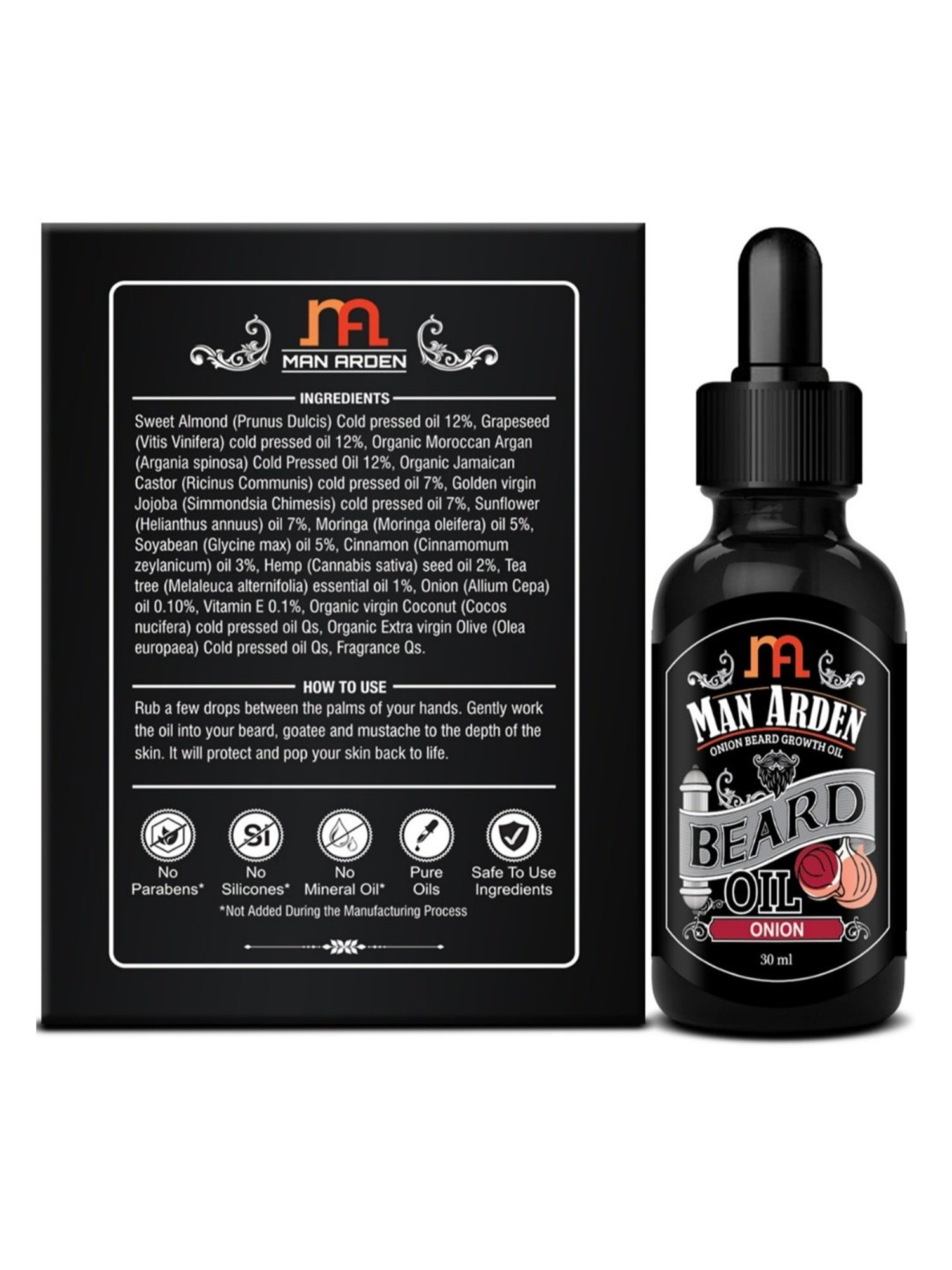 Man Arden Onion Beard Growth Oil - 30 ml