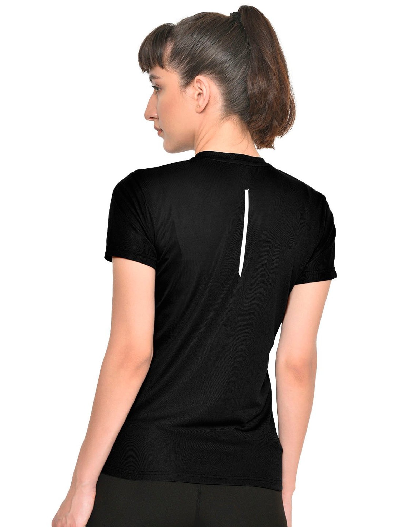 Chkokko Black Regular Fit T-Shirt