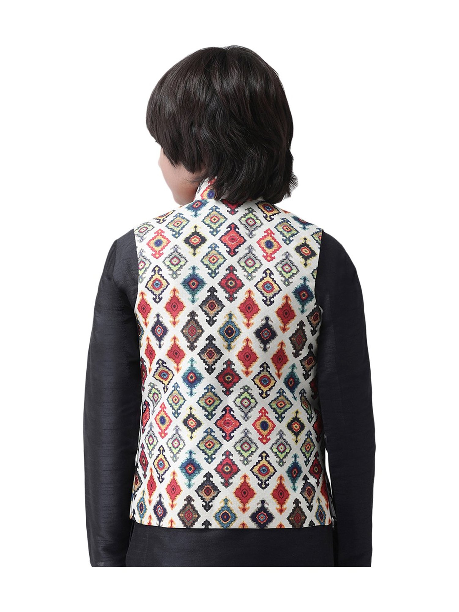 Hangup Kids Multicolor Printed Waistcoat