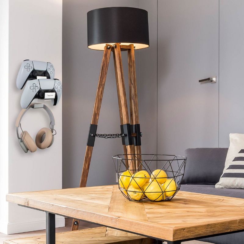 Insten Wall Mount For Gaming Controller & Headphone & Other Gamer Accessories, Aluminum Display Hanger Stand Holder