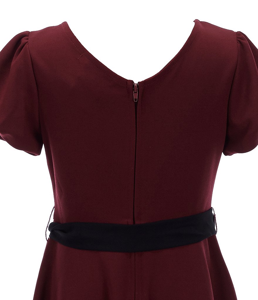 Xtraordinary Big Girls 7-16 Belted Fit-And-Flare Dress