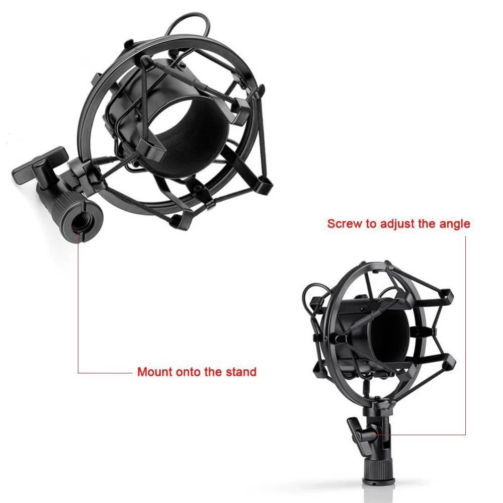 Metal Shockmonut Studio Recording Microphone Shock Mount Spider Mic Holder Clip For Broadcast Computer BM 700 800 BM 8000 BM-800