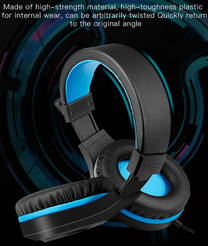 G90 Computer headset breathing light gaming headphone 2.2 meters long braided cord Headset Microphone