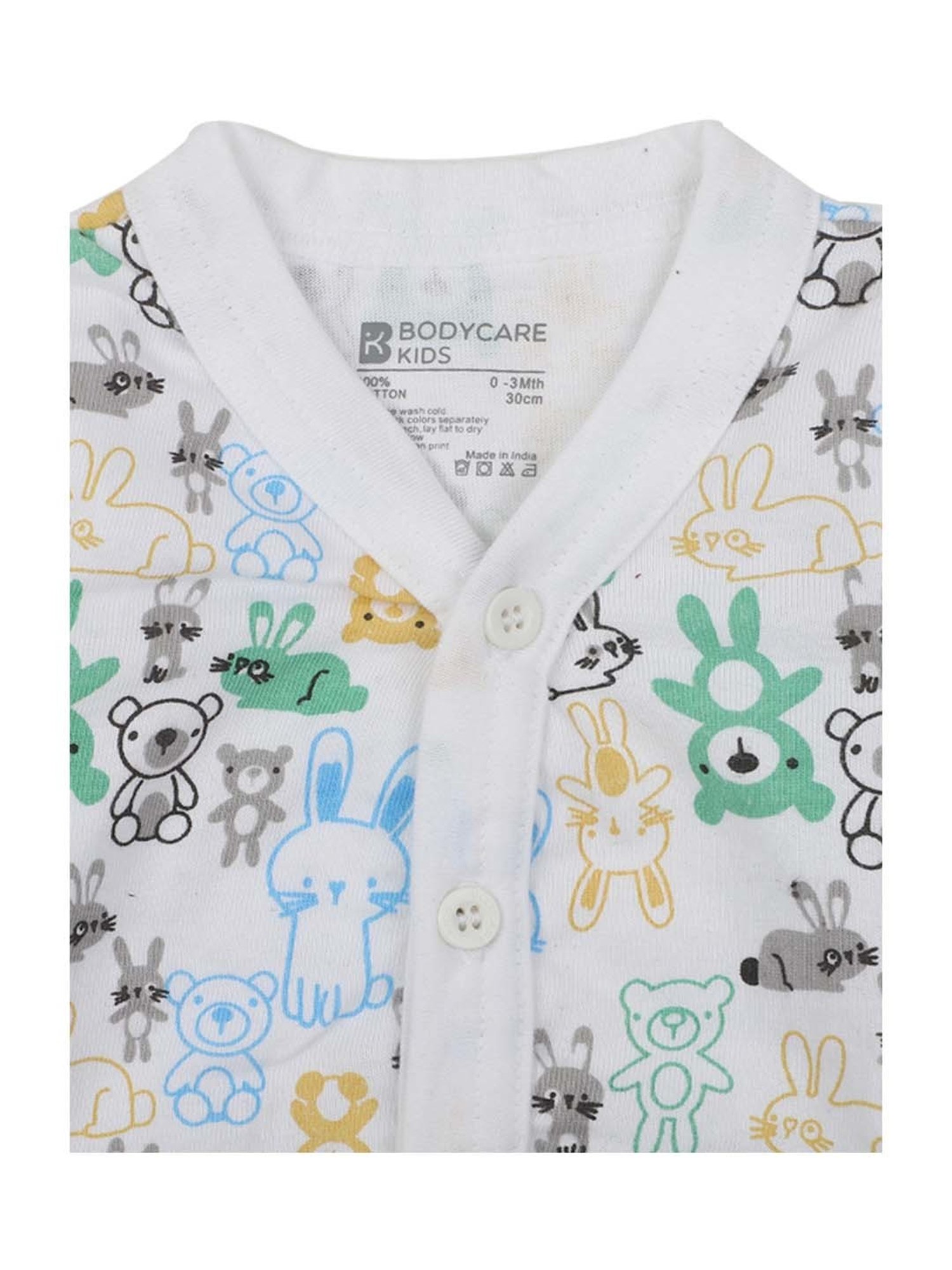 Bodycare Kids Multicolor Cotton Printed Full Sleeves T-Shirts (Pack of 6)