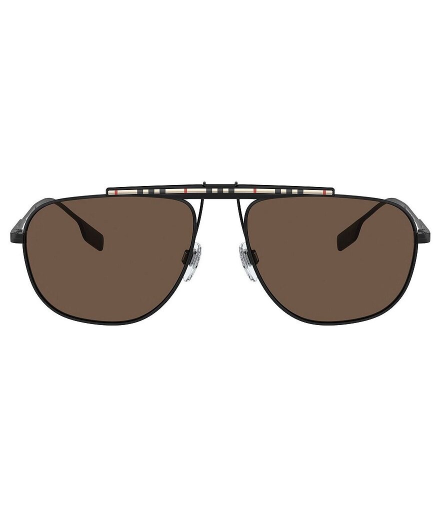Burberry Men's Be3121 Pilot 59mm Sunglasses
