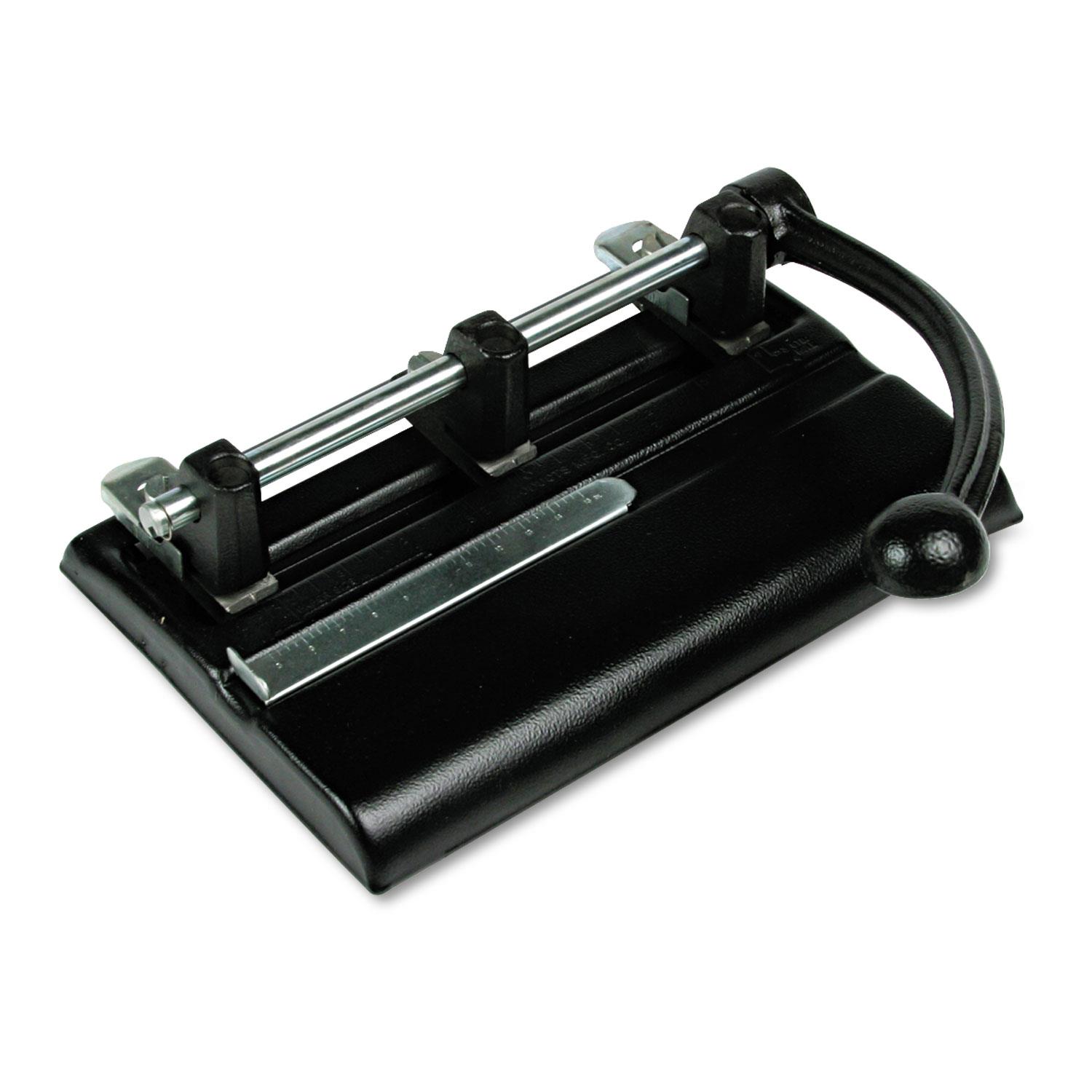Master EP312 10-Sheet EP12 Electric/Battery Three-Hole Punch, 9/32 Diameter Hole, Charcoal