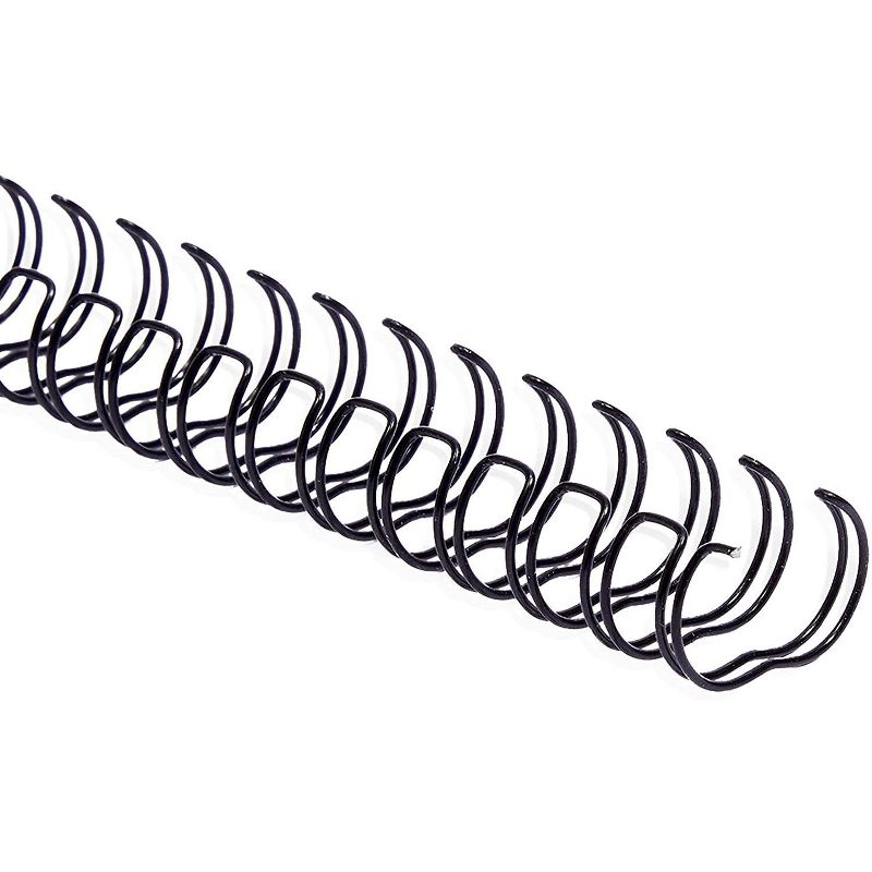 Stockroom Plus 100 Pcs Loop Wire Binding Spines, 1/2 inch, 100 Sheet Capacity, Black
