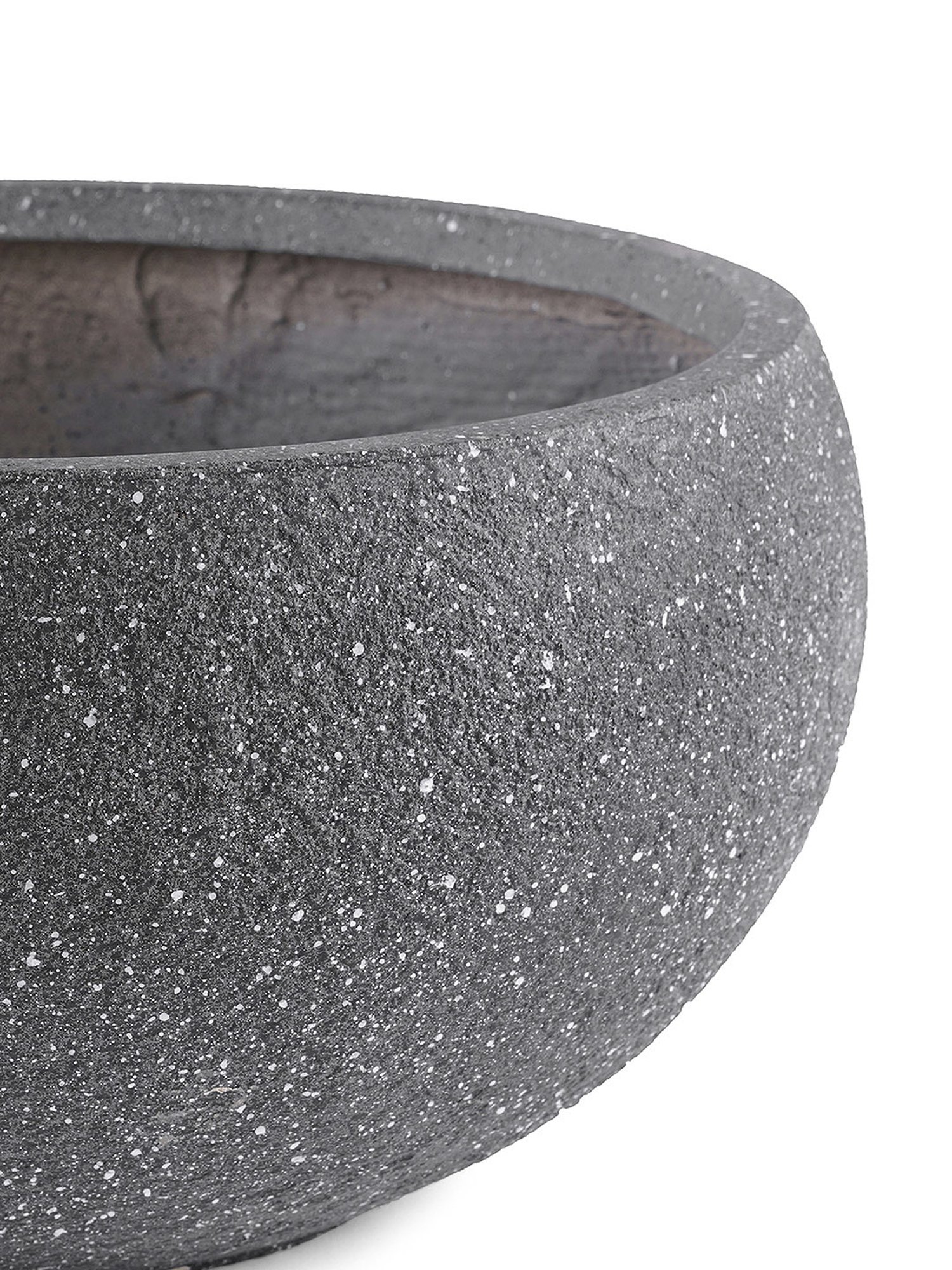 Pure Home and Living Black Fibre Textured Pots