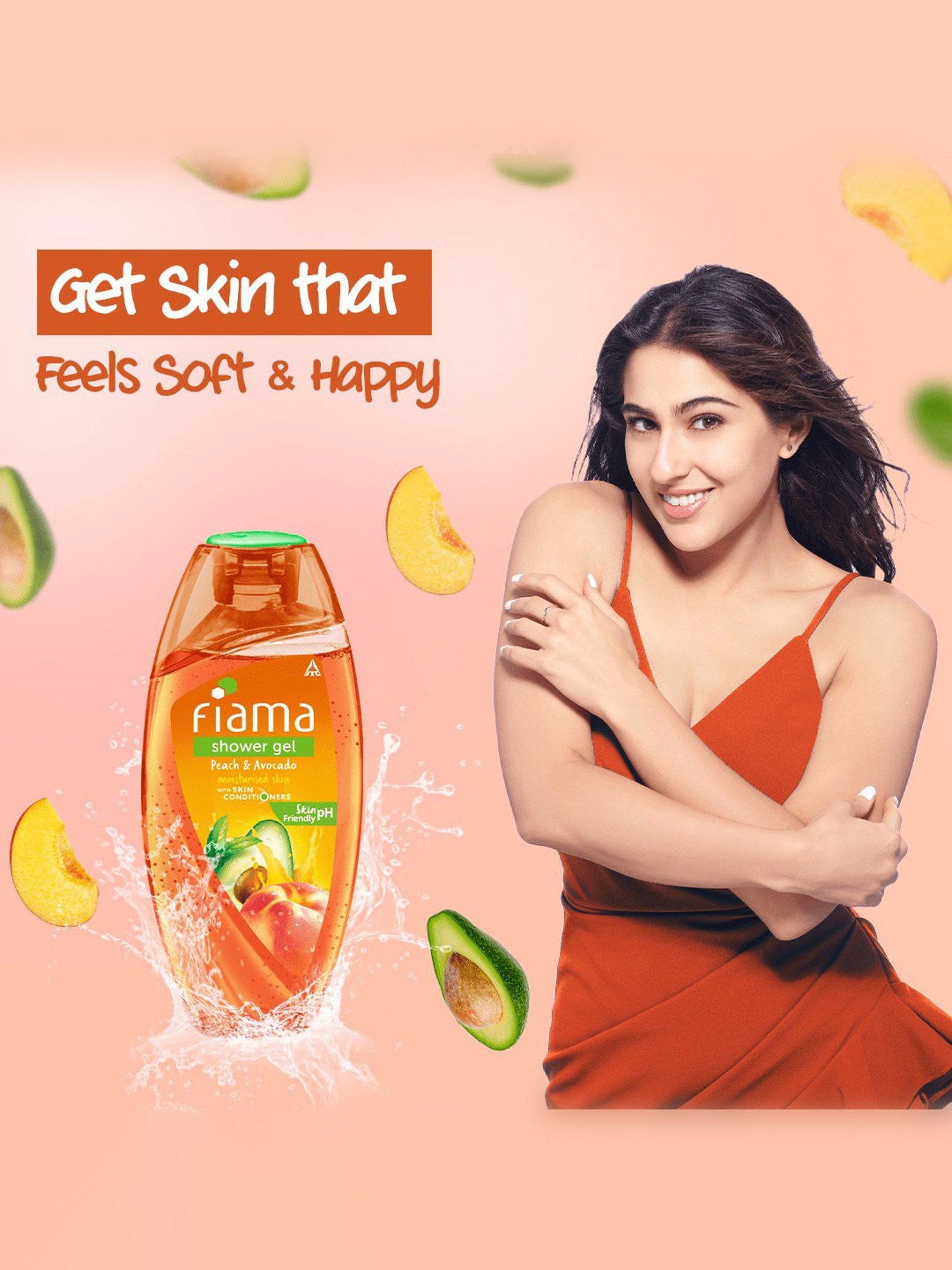 Fiama Peach & Avocado Shower Gel - 250 ml