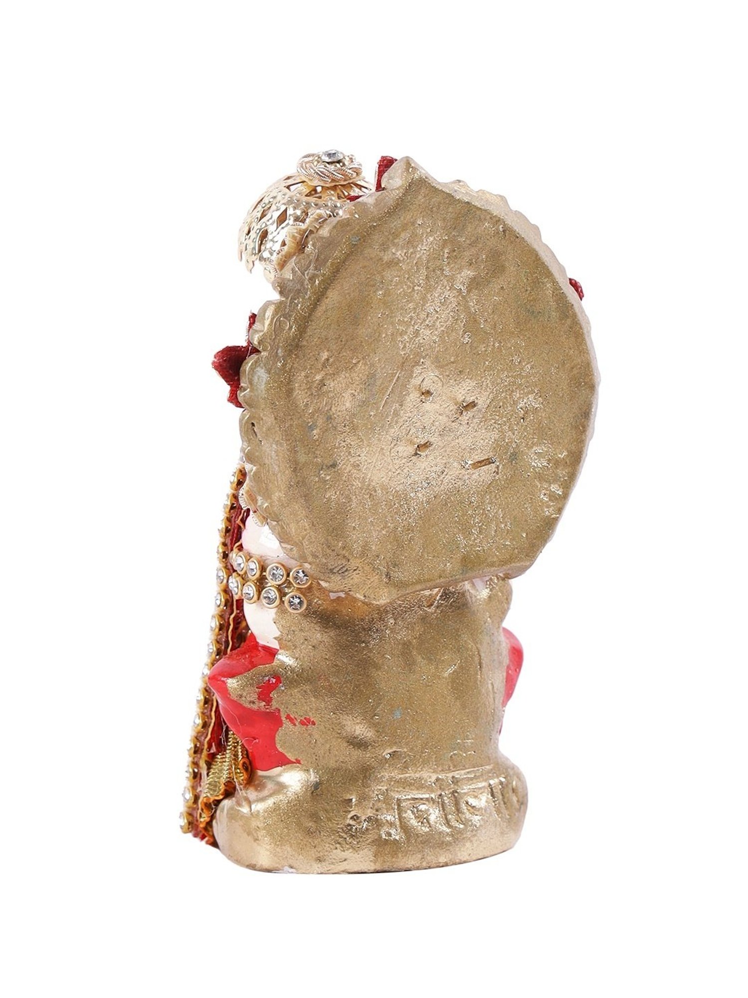 Aapno Rajasthan Solid Multicolor Terracotta Laxmi & Ganesh Idol - Set of 2