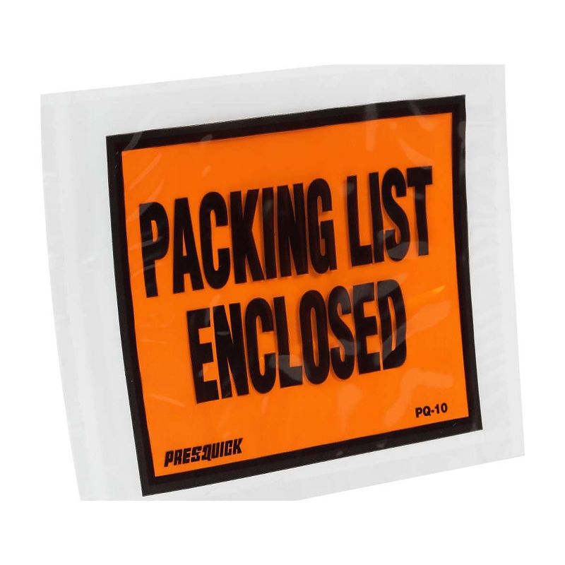 Duck Packing List Envelopes Clear Window 500/BX 729465