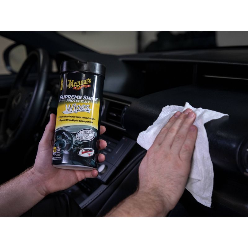 Meguiars 25ct Supreme Shine Wipes