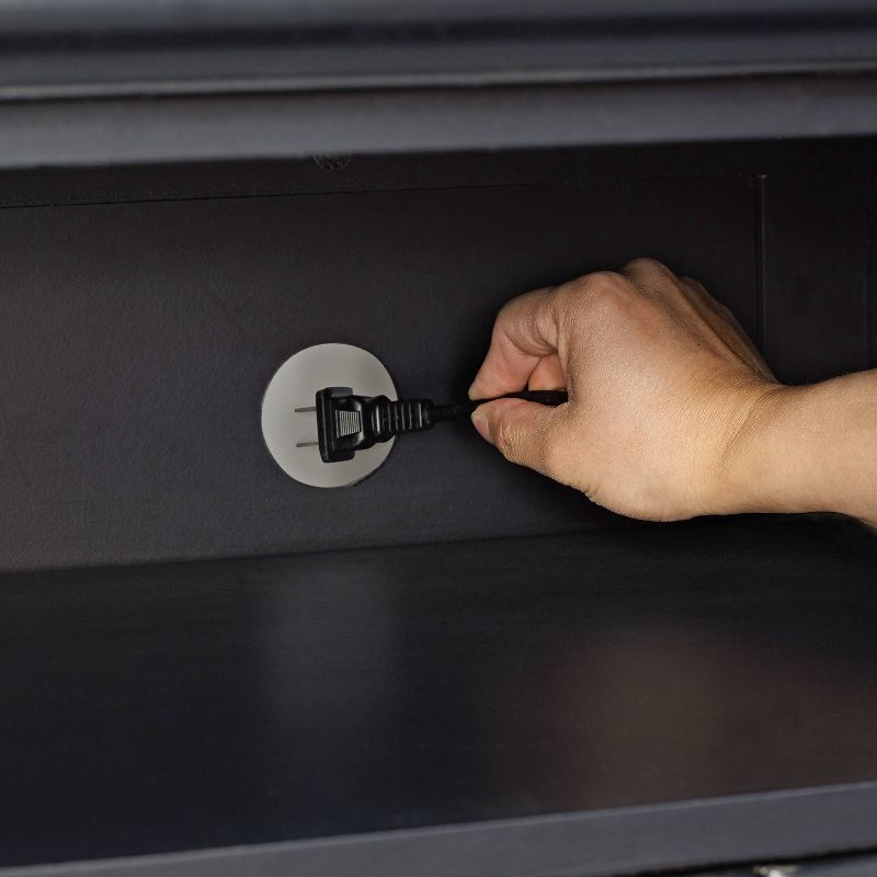 Alexandria Media Stand for TVs up to 65" Black - Crosley