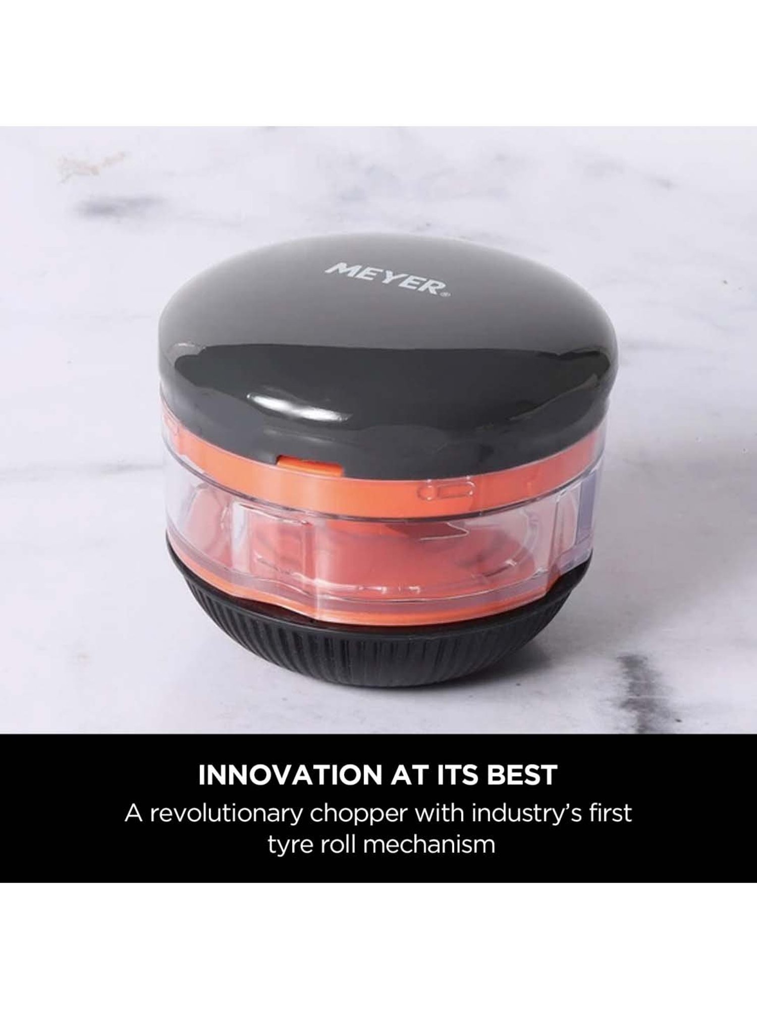 Meyer Kitchen Hacks Mini Handy Chopper, 125ml