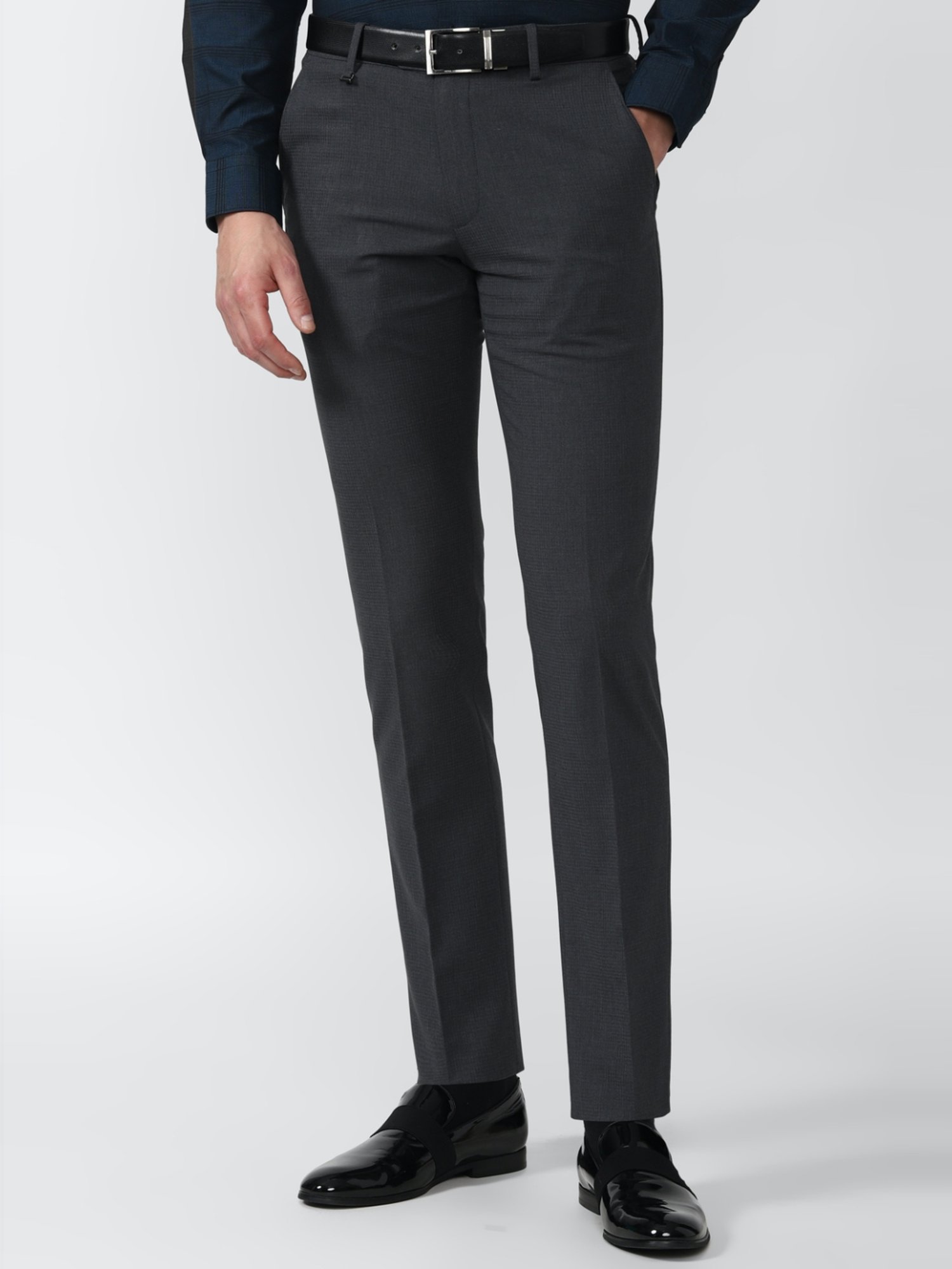 Van Heusen Grey Slim Fit Trousers