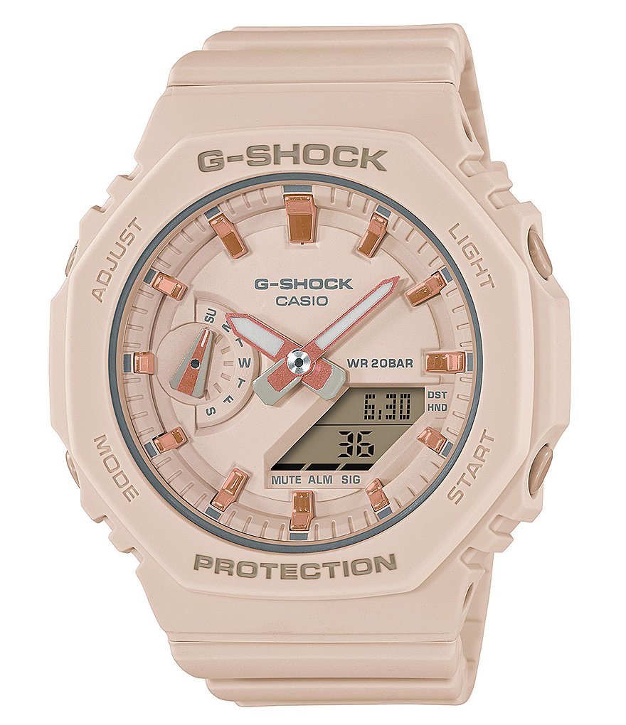 G-Shock Ladies S Series Light Pink Resin Strap Limited Edition Watch