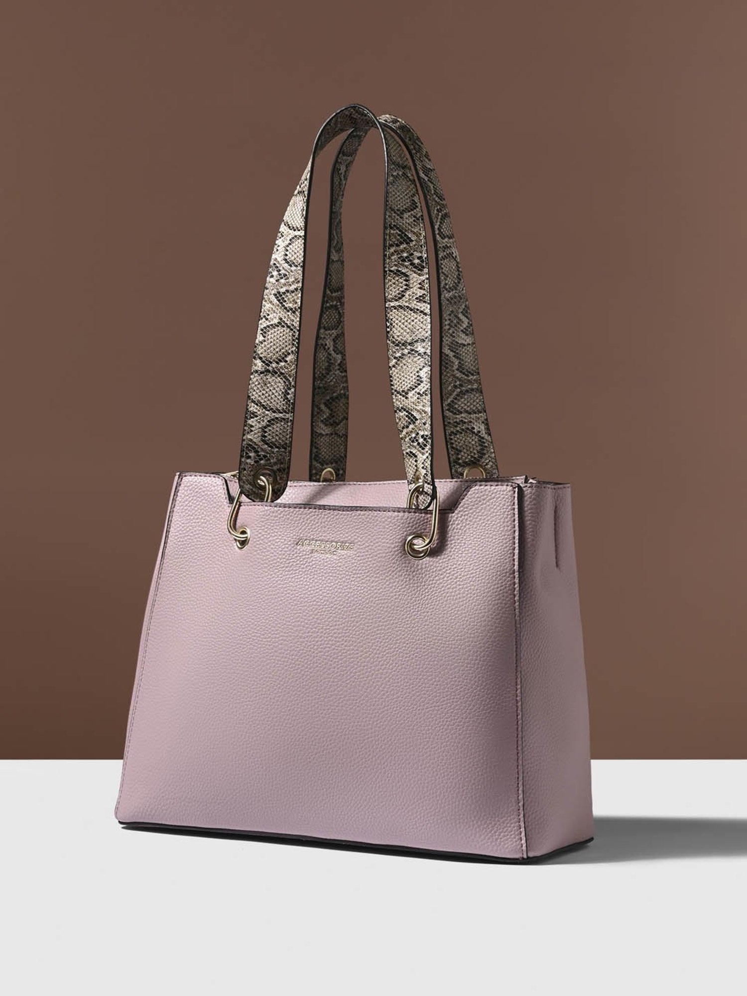 ZOUK Kashmir Blooms Classic Multicolor Printed Medium Handbag