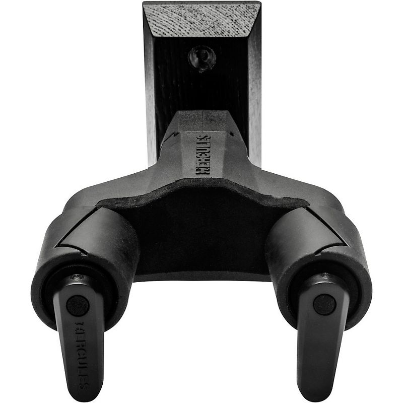 Hercules GSP38WBKPLUS PLUS Series Universal AutoGrip Wall Mount Guitar Hanger - Black, 2-Pack