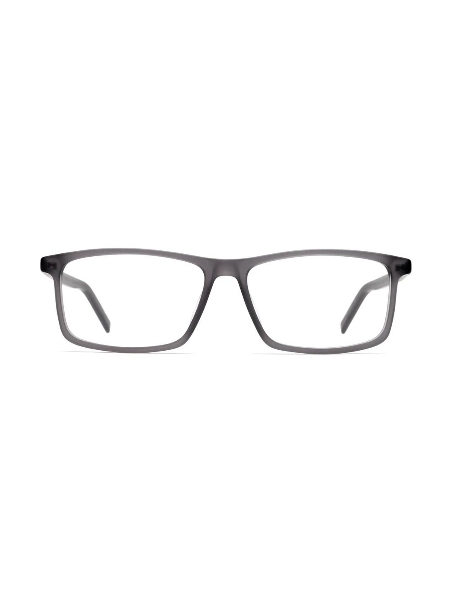HUGO Grey Rectangular Eye Frames for Men