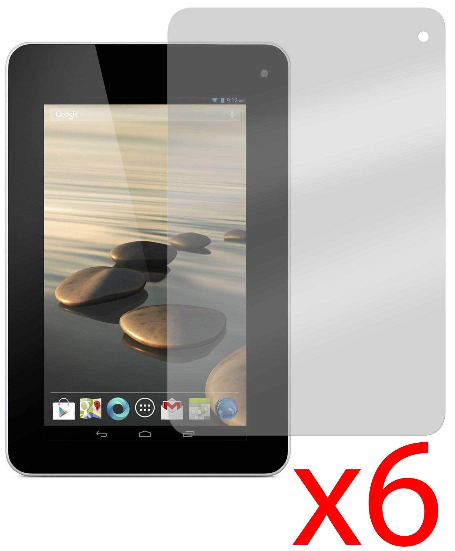 Hellfire Trading 6x Screen Protector Cover for Acer Iconia B1-710 & B1-711 7"