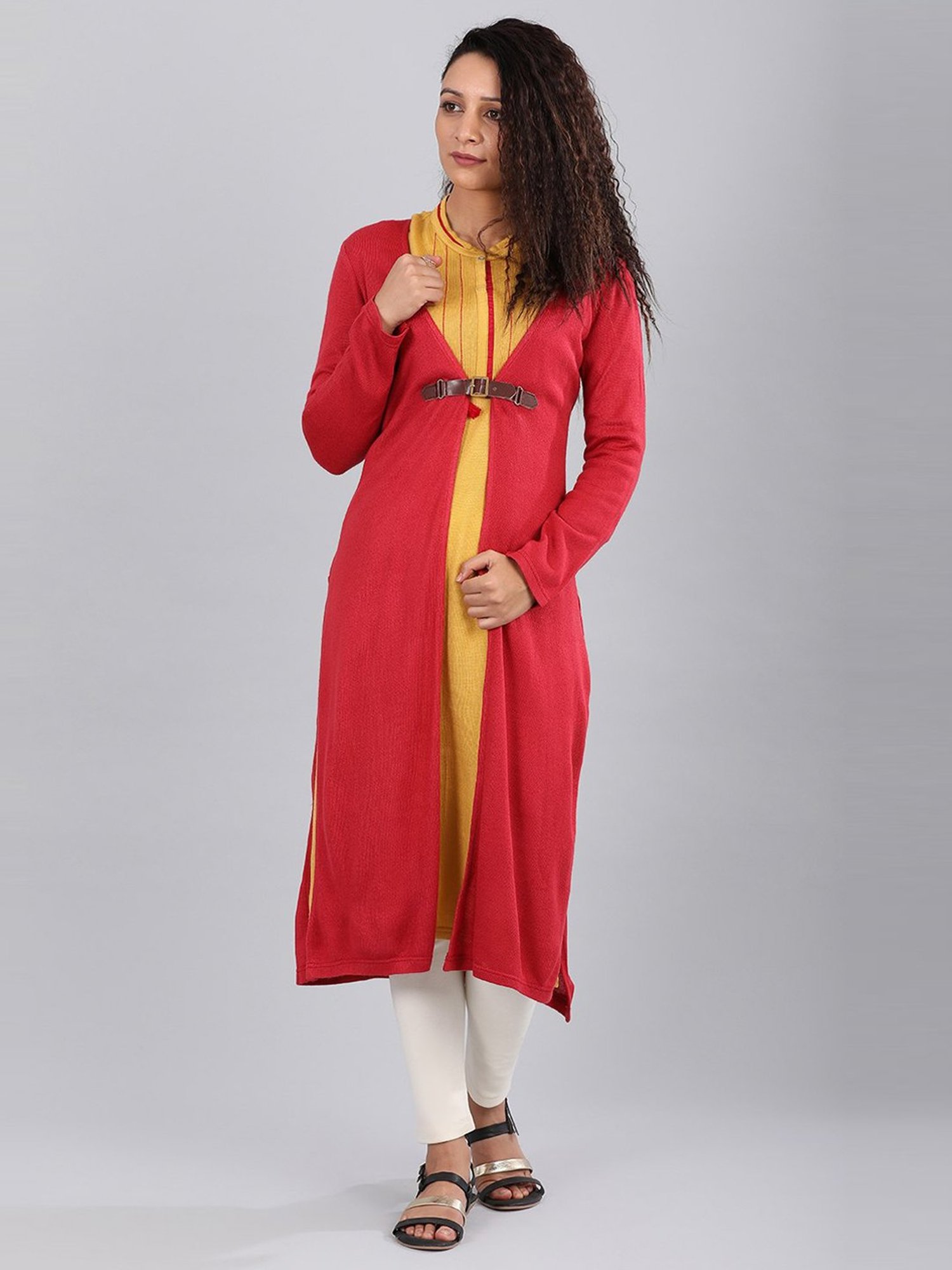 Aurelia Coral Regular Fit Shrug