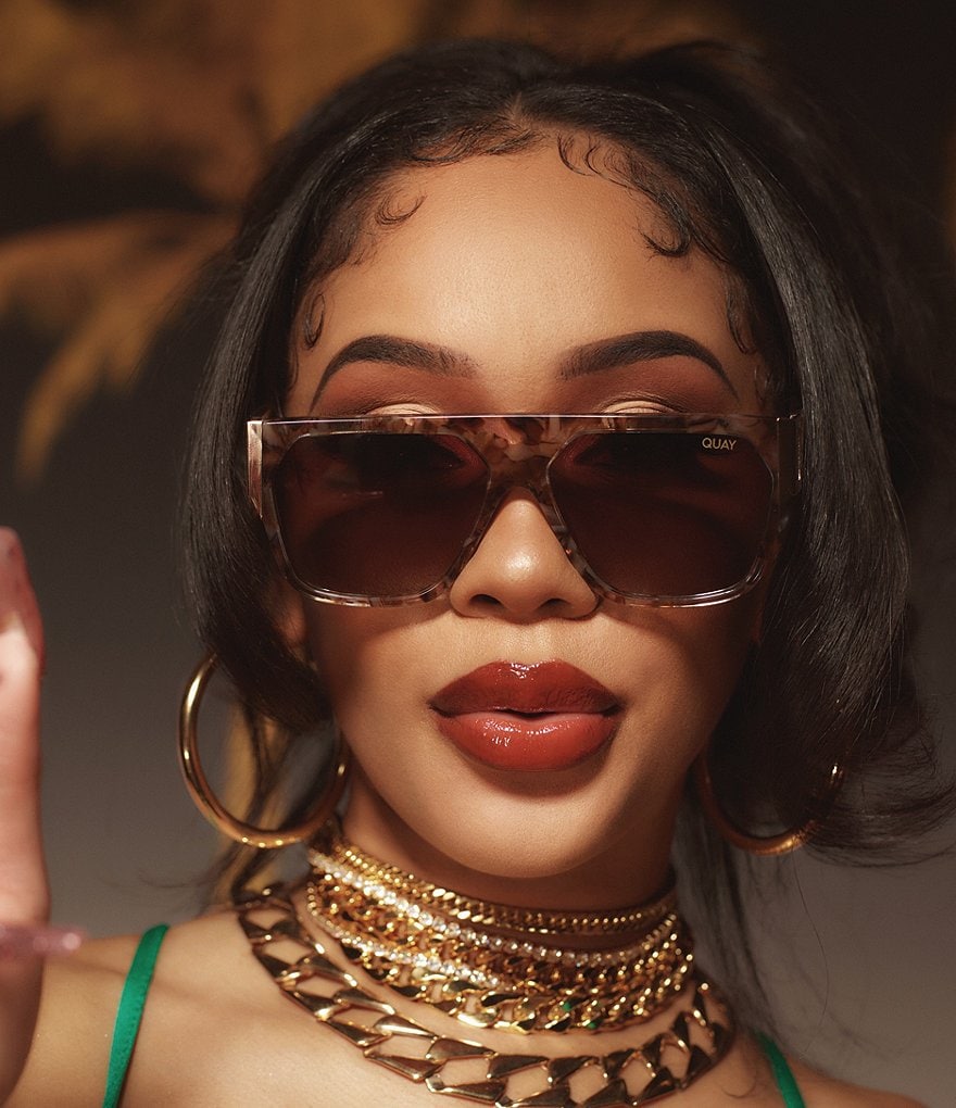 Quay Australia Go Off Shield Polarized 52m Sunglasses