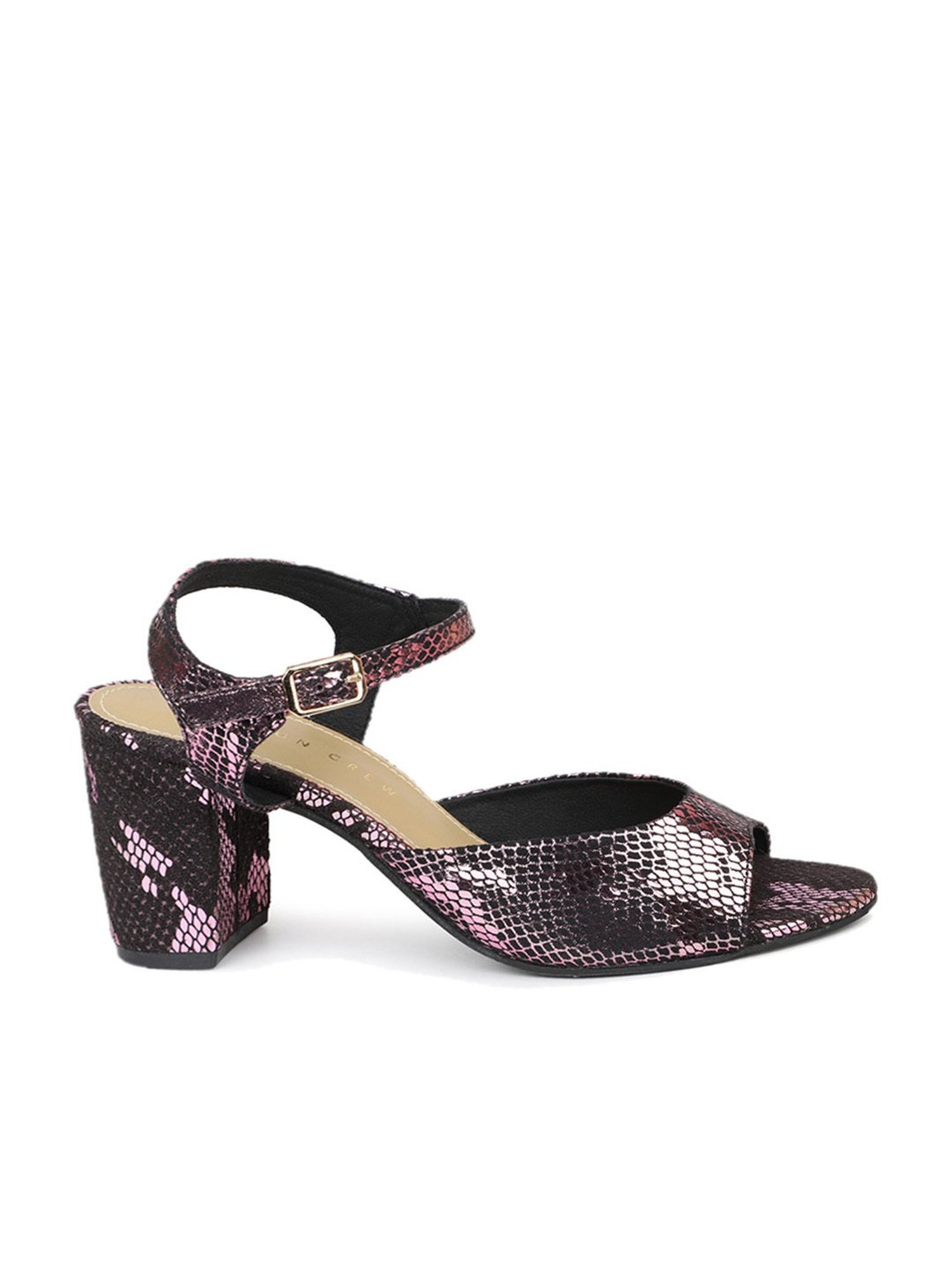 Design Crew Women's Pink Ankle Strap Sandals