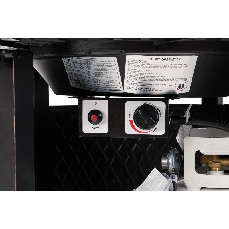 Verona Aluminum Round LPG Fire Pit - Fire Sense